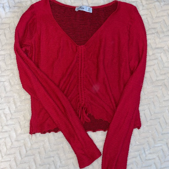 Hollister fall and winter tee long sleeve top bundle size medium - Picture 5 of 5